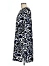Ann Taylor LOFT Print Blue Casual Dress Size L - photo 5
