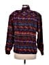 August Silk Purple Long Sleeve Button-Down Shirt Size M - photo 2