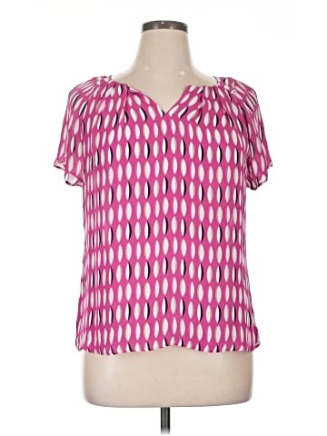 Worthington Short Sleeve Blouse (view 1)