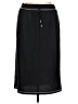 Unbranded Solid Black Casual Skirt Size L - photo 1