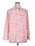 Apt. 9 100% Polyester Animal Print Pink Long Sleeve Blouse Size 1X - photo 1