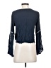 Assorted Brands Blue Long Sleeve Blouse Size S - photo 2