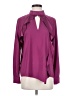 Parker Purple Long Sleeve Blouse Size S - photo 1