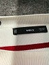 MNG Stripes White Pullover Sweater Size M - photo 7