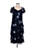 Jacques Vert Blue Cocktail Dress Size M (estimated) - photo 1