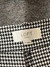 Ann Taylor LOFT Outlet Houndstooth Gray Casual Pants Size 14 - photo 4