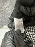 Ann Taylor LOFT Outlet Houndstooth Gray Casual Pants Size 14 - photo 5