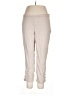 J.Jill Solid Tan Linen Pants Size L - photo 1