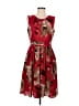 Ellen Tracy 100% Polyester Camo Red Cocktail Dress Size M (estimated) - photo 1