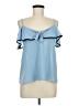 Have 100% Polyester Blue Sleeveless Blouse Size M - photo 1