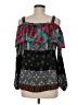 Figueroa & Flower 100% Polyester Black Long Sleeve Blouse Size M - photo 2