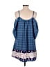 rue21 100% Polyester Blue Sleeveless Blouse Size M - photo 2