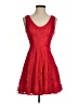 Express Hearts Red Cocktail Dress Size 0 - photo 1