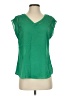 41Hawthorn 100% Polyester Green Short Sleeve Blouse Size S - photo 1