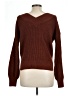 Pink Rose Brown Pullover Sweater Size L - photo 2