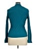 Laura Scott Stripes Teal Long Sleeve Blouse Size XL - photo 2