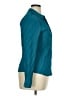 Laura Scott Stripes Teal Long Sleeve Blouse Size XL - photo 4