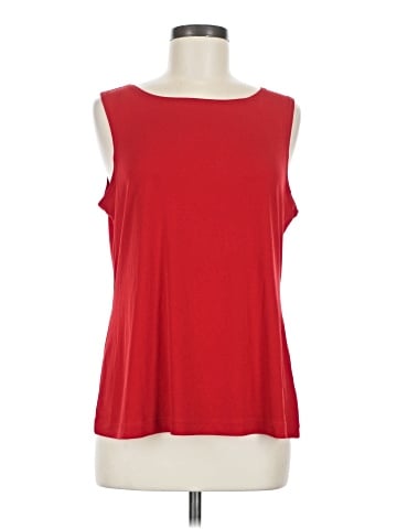Susan Graver Sleeveless T-Shirt (view 1)