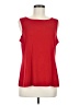 Susan Graver Red Sleeveless T-Shirt Size M - photo 1