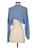 Thanne Blue Long Sleeve Top Size S - photo 2