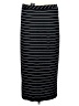 Bobeau Stripes Black Casual Skirt Size M - photo 2