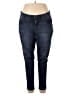 Democracy Solid Blue Jeans Size 16W - photo 1