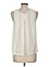 Esley 100% Polyester Ivory Sleeveless Blouse Size M - photo 2