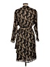 MNG Suit 100% Polyester Paisley Black Casual Dress Size 10 - photo 2