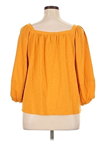 Wrangler Jeans Co 3/4 Sleeve Blouse (view 2)