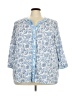 J.Jill Blue Kimono Size 4X - photo 1