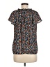Gap 100% Polyester Blue Short Sleeve Blouse Size M - photo 2