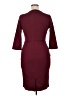 Miusol Solid Burgundy Cocktail Dress Size XL - photo 2