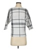Adrienne Vittadini Plaid Gray Pullover Sweater Size XS - photo 1