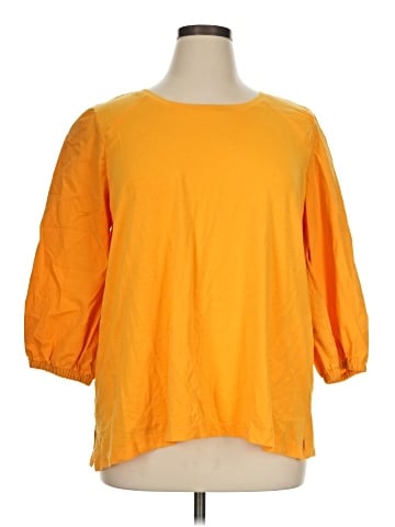 LOGO by Lori Goldstein 3/4 Sleeve T-Shirt (view 1)
