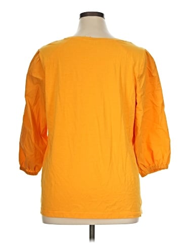 LOGO by Lori Goldstein 3/4 Sleeve T-Shirt (view 2)