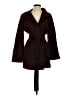 Zara Burgundy Wool Coat Size S - photo 1