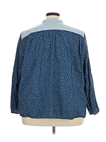 Lands' End 3/4 Sleeve Blouse (view 2)