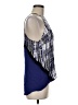 Parker 100% Silk Blue Sleeveless Silk Top Size M - photo 4