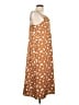 Old Navy 100% Polyester Print Brown Casual Dress Size L - photo 4