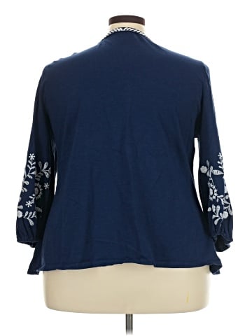 St. John's Bay Long Sleeve Blouse (view 2)