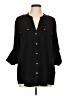 Calvin Klein Black 3/4 Sleeve Button-Down Shirt Size 10 (estimated) - photo 1