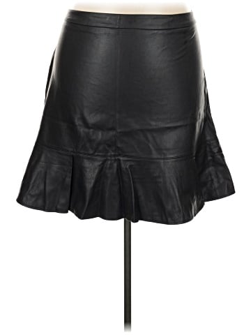 ELOQUII Elements Faux Leather Skirt (view 1)