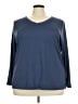 Assorted Brands Blue 3/4 Sleeve T-Shirt Size 3X - photo 1