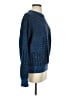 Unionbay 100% Nylon Chevron-herringbone Blue Pullover Sweater Size S - photo 4