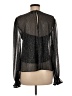 Evereve Black Long Sleeve Blouse Size M - photo 2