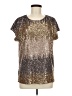 Cable & Gauge Gold Sleeveless Blouse Size M - photo 1