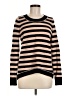 White + Warren 100% Cashmere Stripes Brown Cashmere Pullover Sweater Size M - photo 1