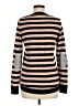 White + Warren 100% Cashmere Stripes Brown Cashmere Pullover Sweater Size M - photo 2