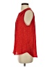 dalia Red Sleeveless Blouse Size S - photo 5