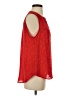 dalia Red Sleeveless Blouse Size S - photo 4